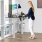 Uncaged Ergonomics RiseUpElectricStandingDesk60X30BlackDesktopDualMotorMemory, RUwbkMDF60 RUwbkMDF60 - alternate 4